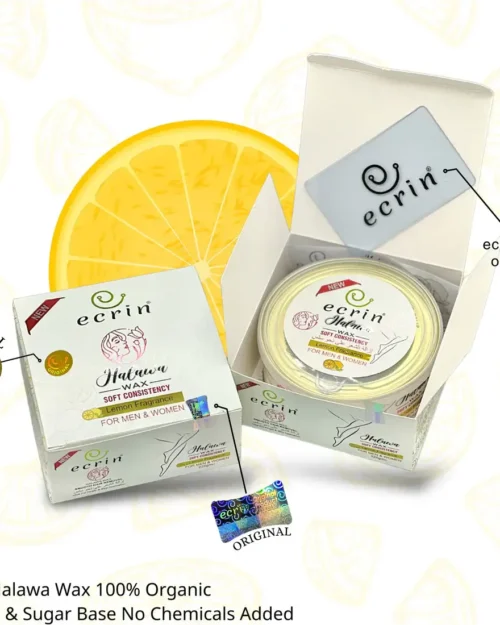 Ecrin Organic Halawa Wax 100% Lemon & Sugar Base Original