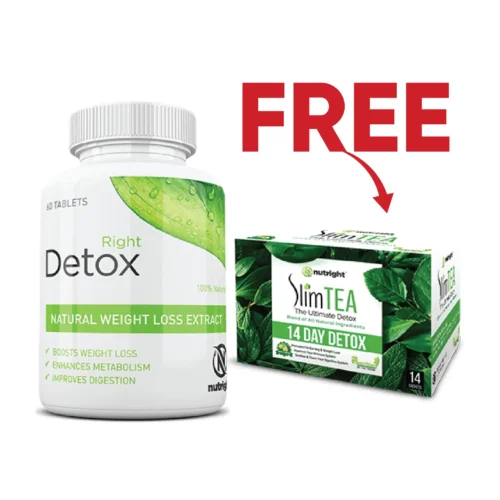 Right Detox + FREE SlimTea Herbal Weight Loss Treatment