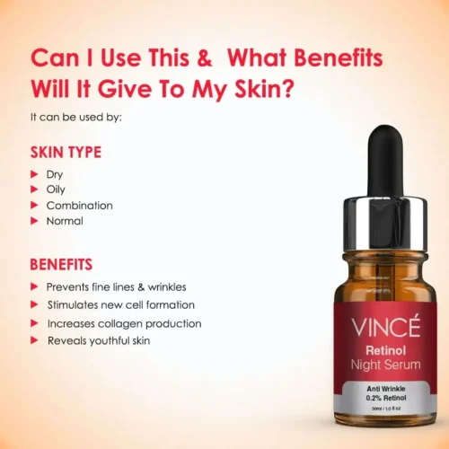 Vince Retinol Night Serum Benefits